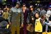 Kim Kardashian watching the Lakers Game